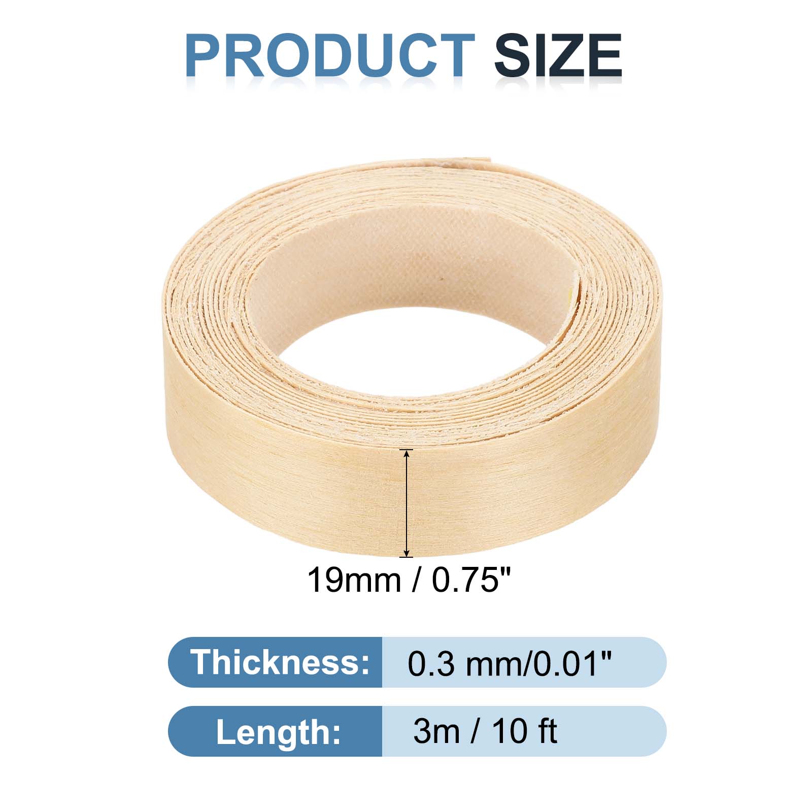 Xfasten Woodworking Tape - Taśma obrzeżna z drewna brzozowego 3-30
