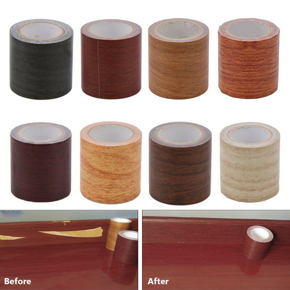 Xfasten Woodworking Tape - 5 m/rolka ziarno drewna samoprzylepna listwa