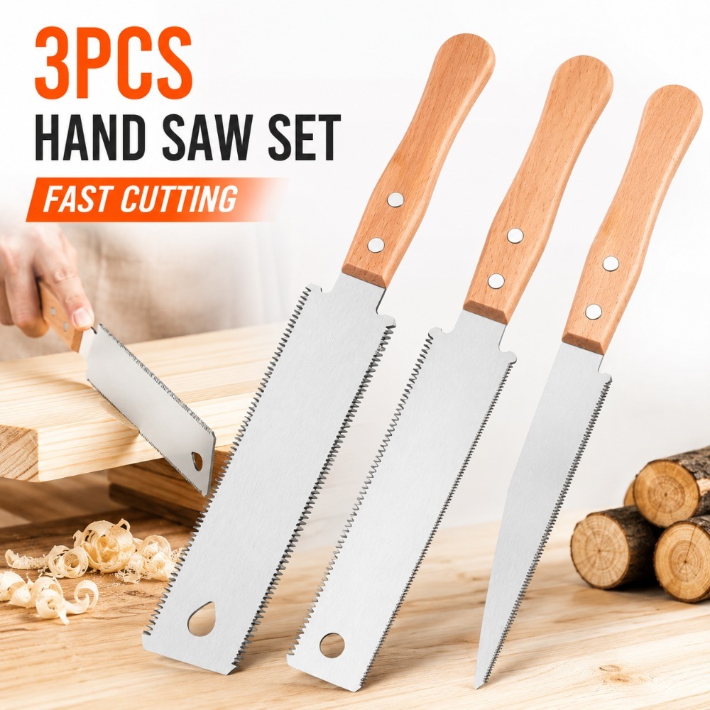 Woodworking Japanese - Elastyczna japońska piła ręczna ze stali