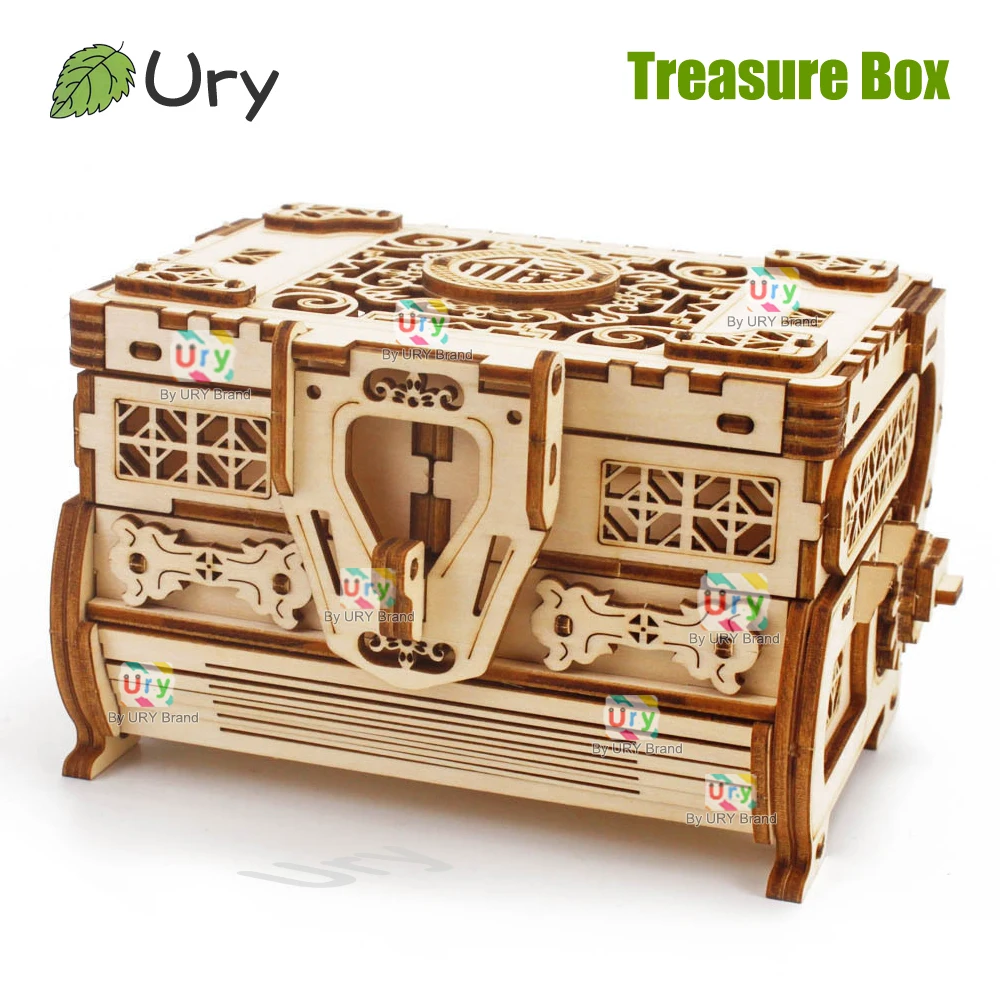 Woodworking Women - URY 3D Drewniane Puzzle Mini Antyczna