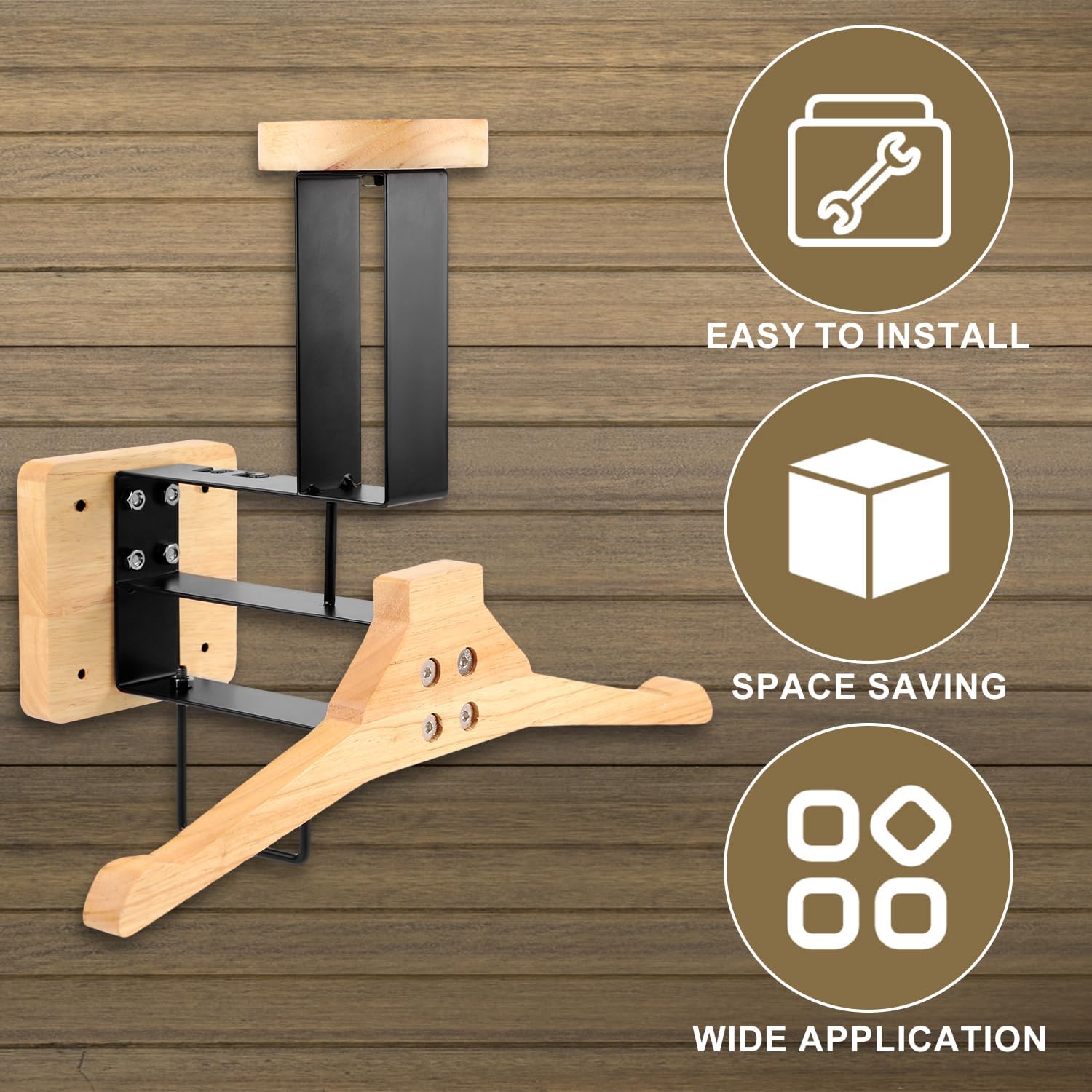 Woodworking Show - ​ Uchwyt na kask motocyklowy, drewniany