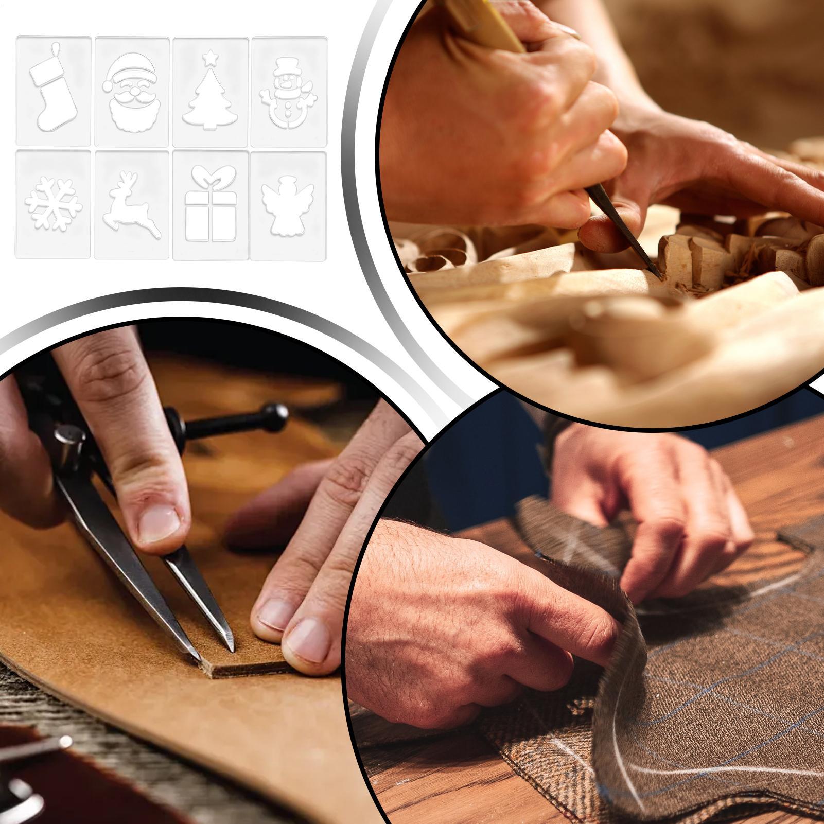 Woodworking Women - Szablony świąteczne do drewna, przenośne szablony