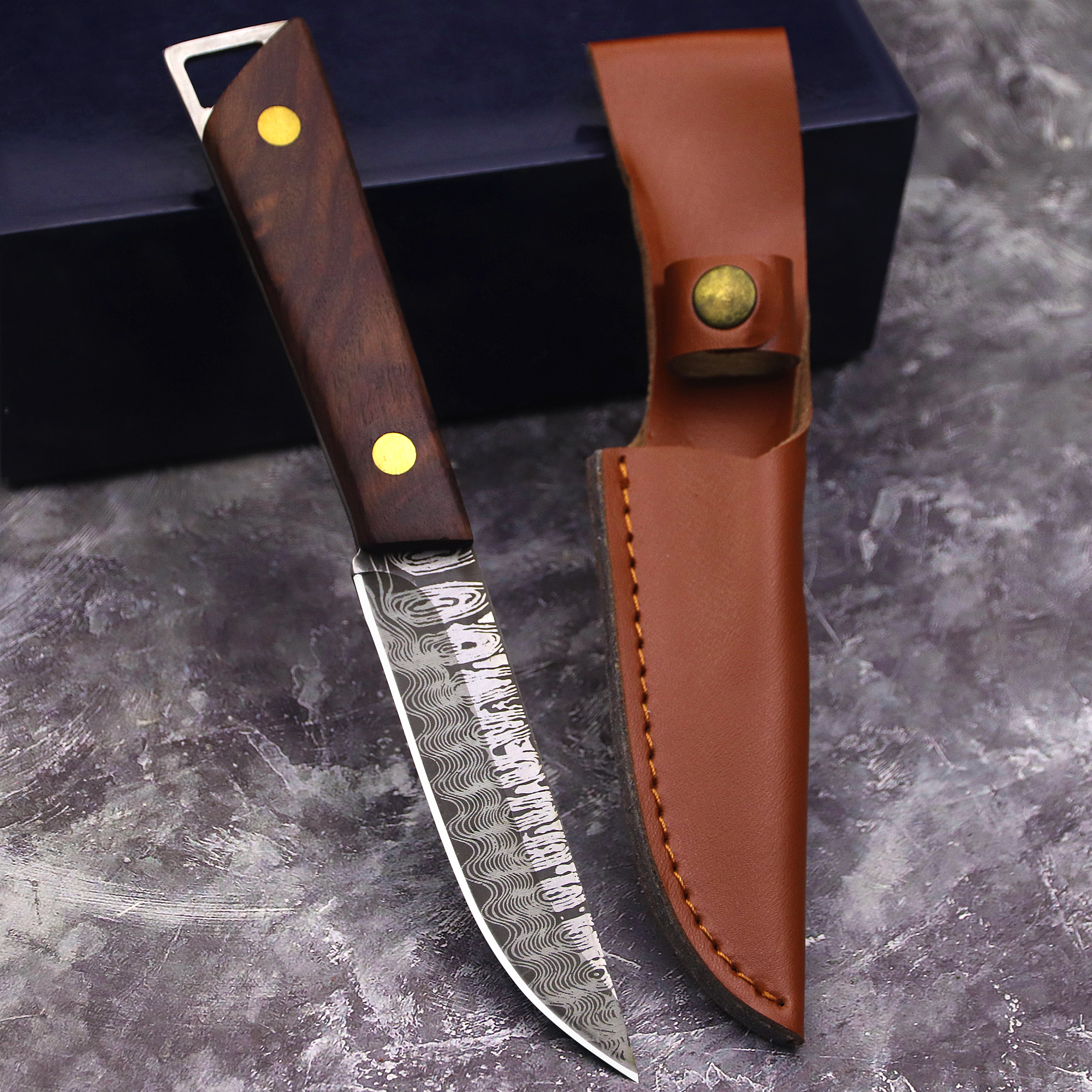 Woodworking Usa - WPKOPYA USA 420C stal (wzór damasceński)