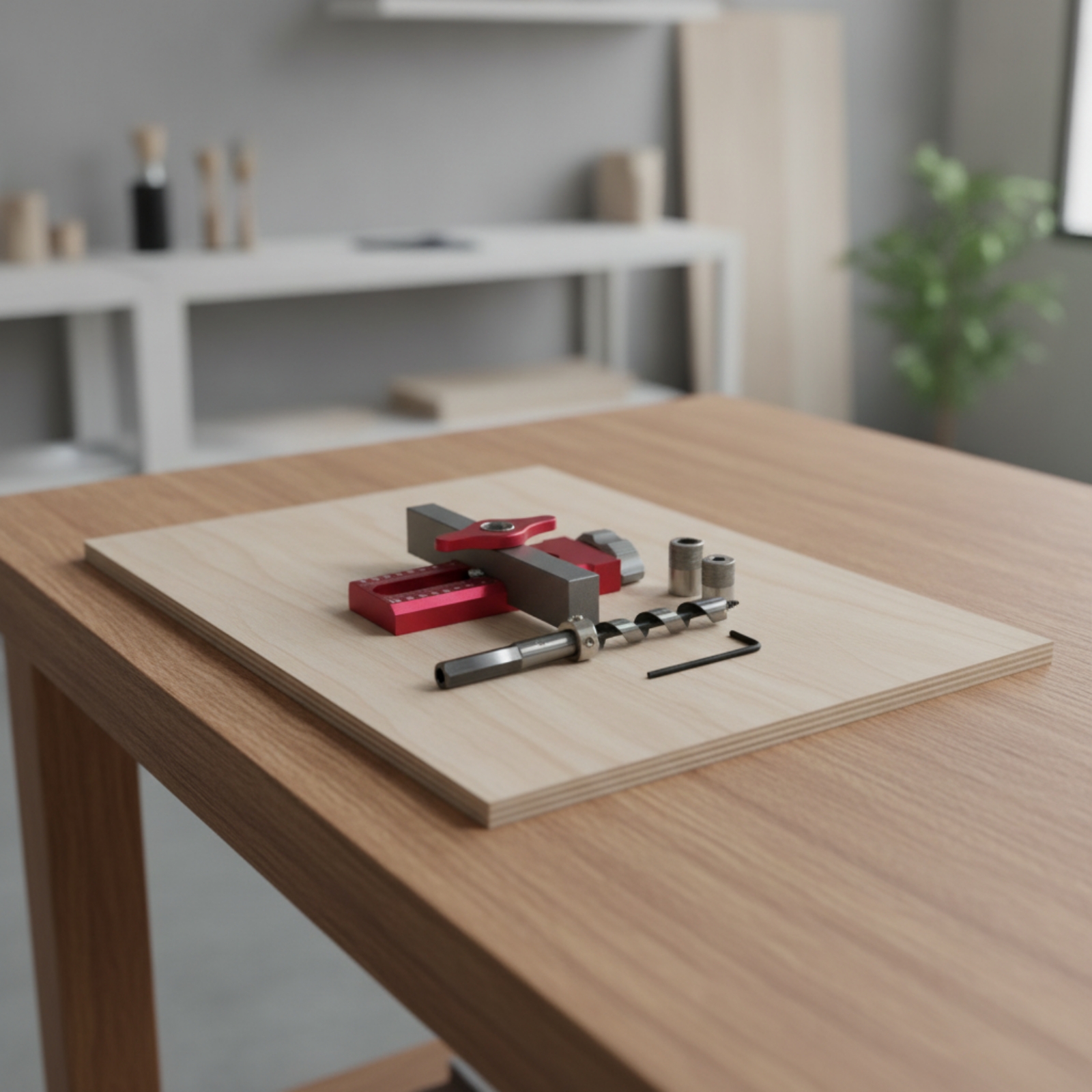 Woodworking Jig - Szablon do montażu drzwi szafek ze