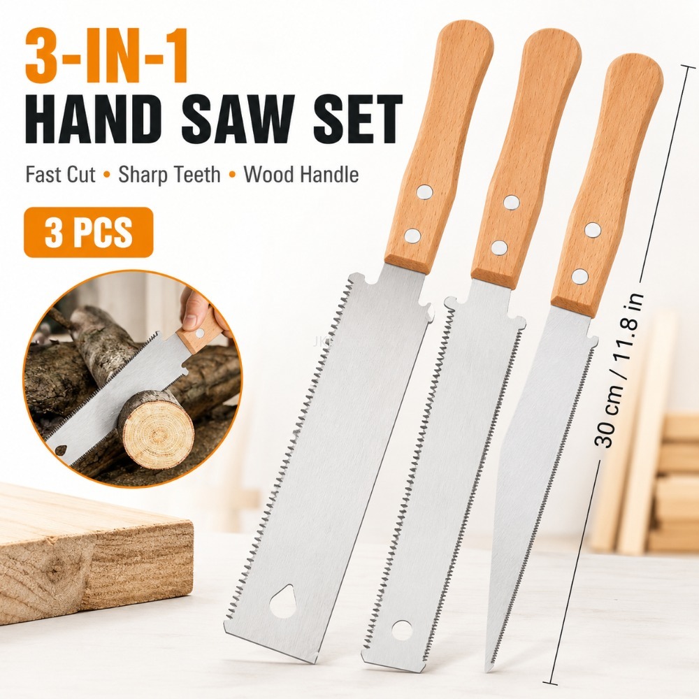 Woodworking Japanese - Piła ręczna japońska z drobnymi zębami,