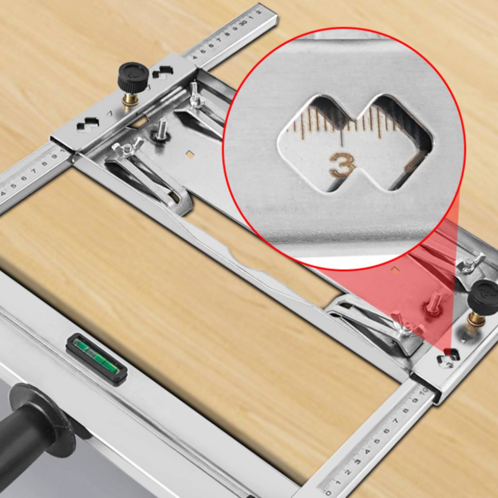 Woodworking Workshop - Prowadnica do cięcia desek, przesuwana prowadnica