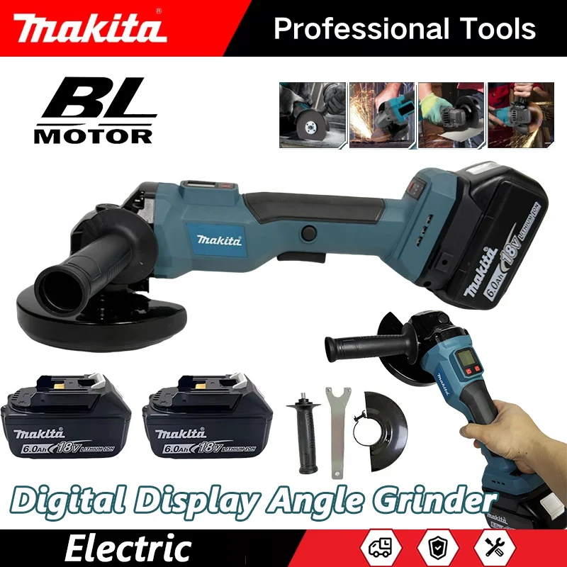 Woodworking Show - Szlifierka kątowa bezszczotkowa Makita 125 mm