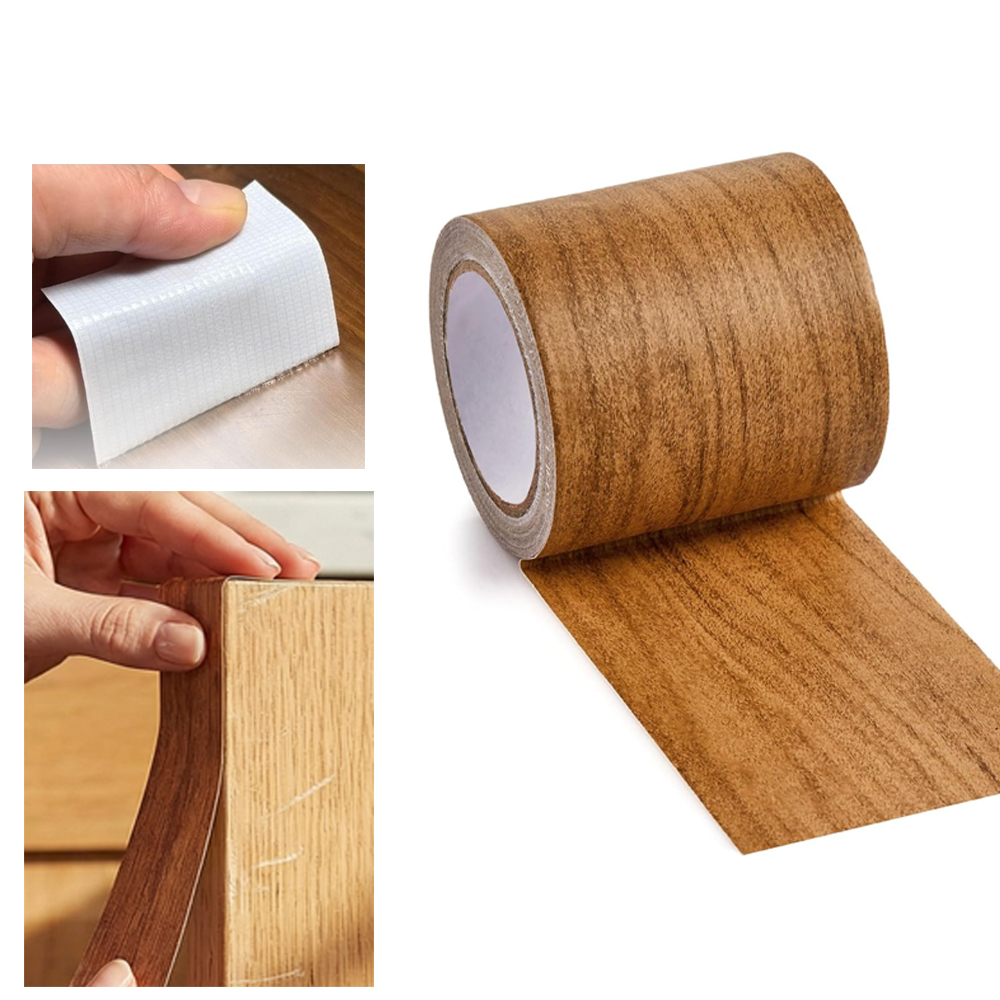 Xfasten Woodworking Tape - Taśma naprawcza samoprzylepna z efektem drewna,