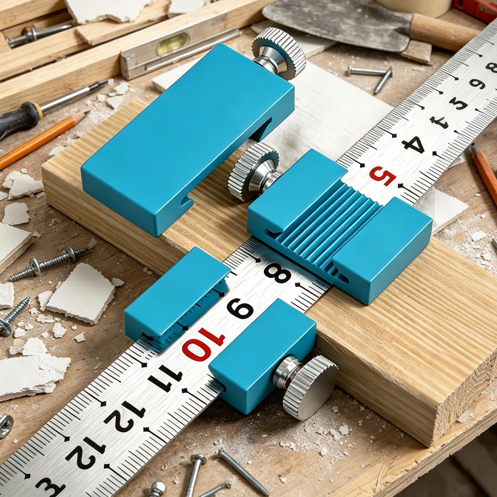 Woodworking Workshop - Narzędzia stolarskie Liniał stolarski Blok do