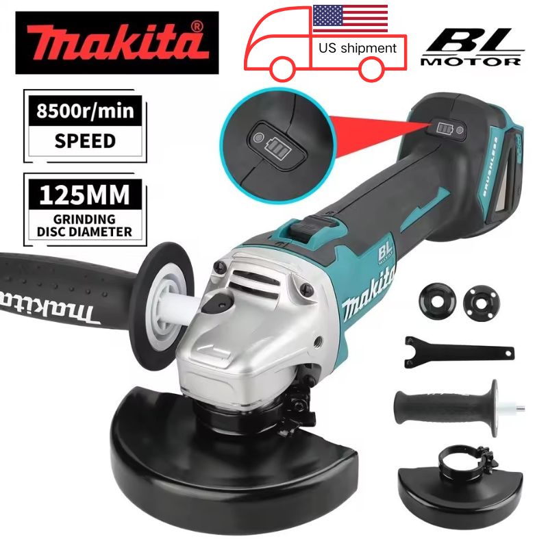 Woodworking Usa - Szlifierka kątowa akumulatorowa Makita DGA404 18V,