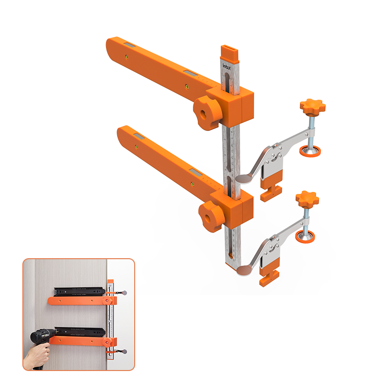 Woodworking Jig - Wytrzymały szablon do montażu prowadnic szuflad