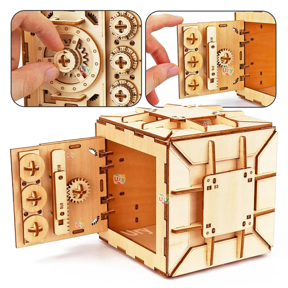 URY Drewniane puzzle 3D Hasło  – Woodworking Women recenzja i cena