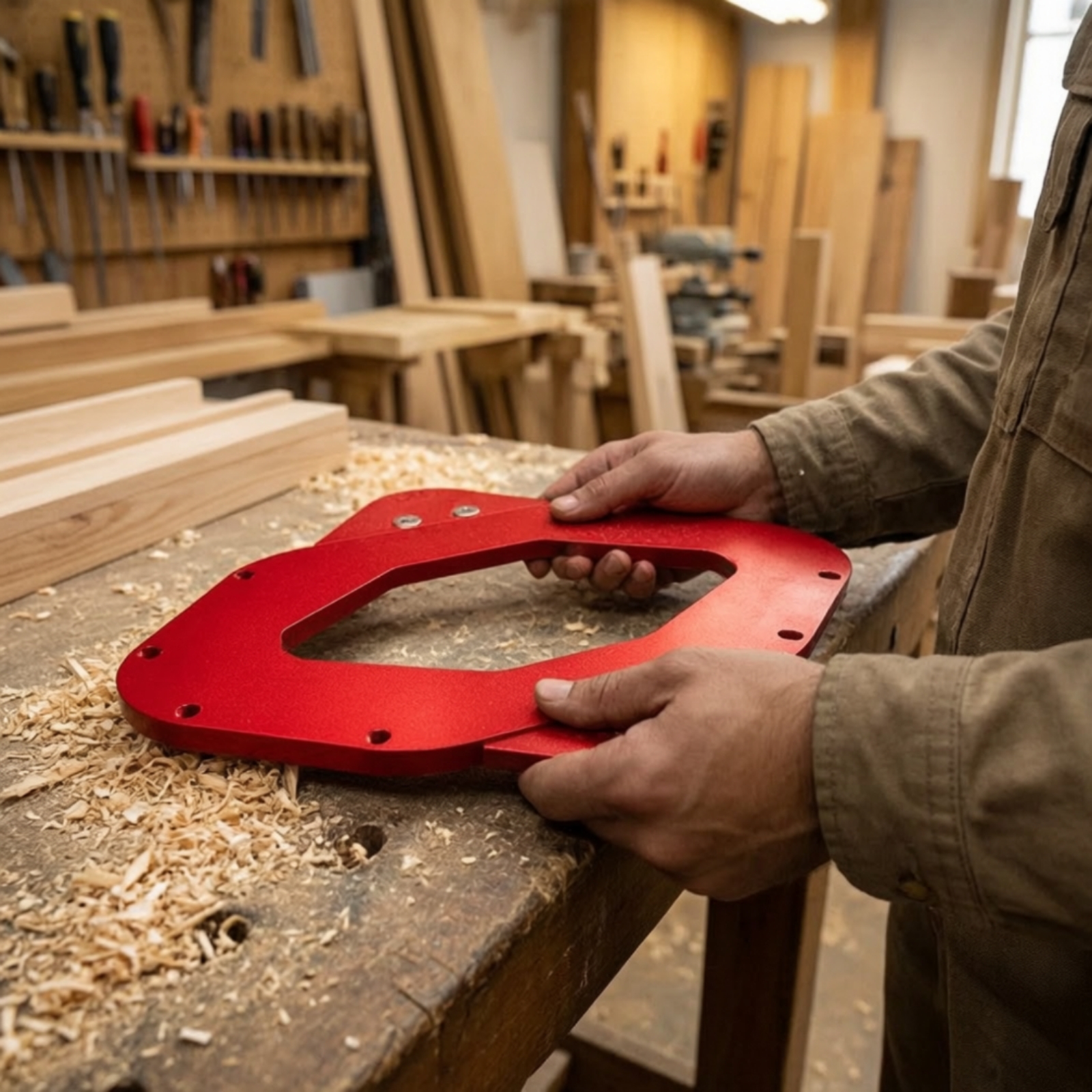 Szablon narożny do frezarki z  – Woodworking Jig recenzja i cena