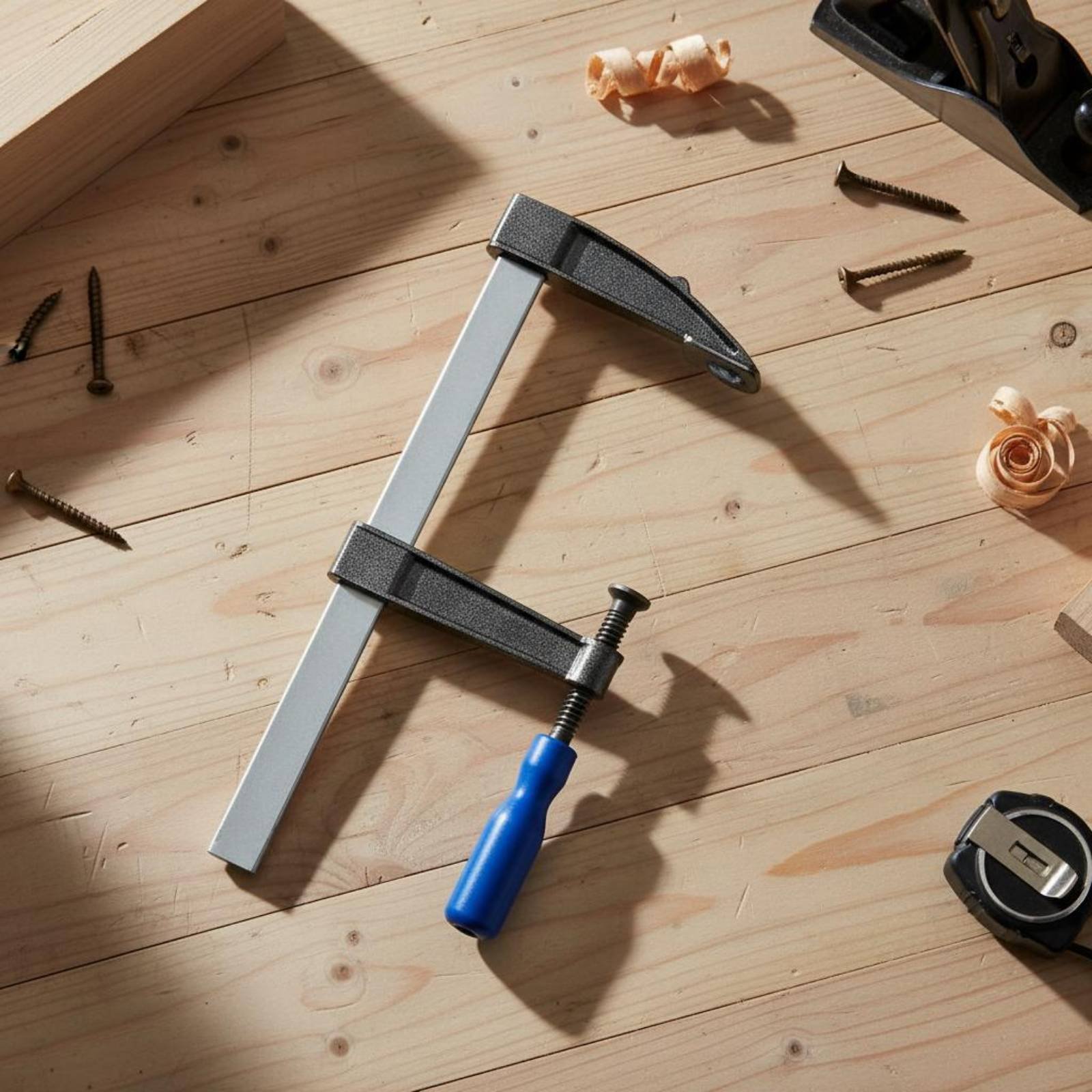 Zacisk stolarski F-Clamp z łat – Woodworking Workshop recenzja i cena