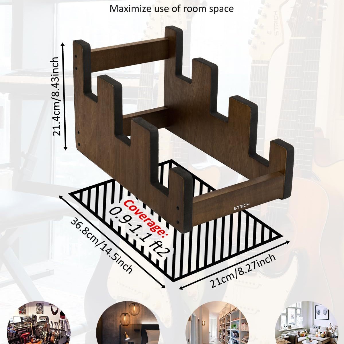 Drewniany stojak na gitarę w s – Woodworking Show recenzja i cena