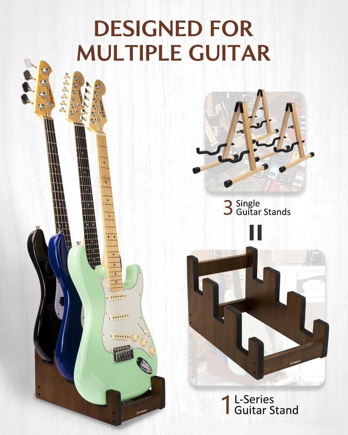 Drewniany stojak na gitarę w s – Woodworking Show recenzja i cena
