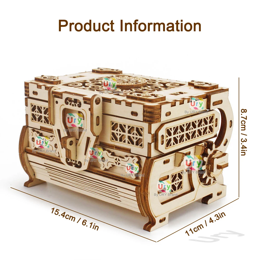 URY 3D Drewniane Puzzle Mini A – Woodworking Women recenzja i cena