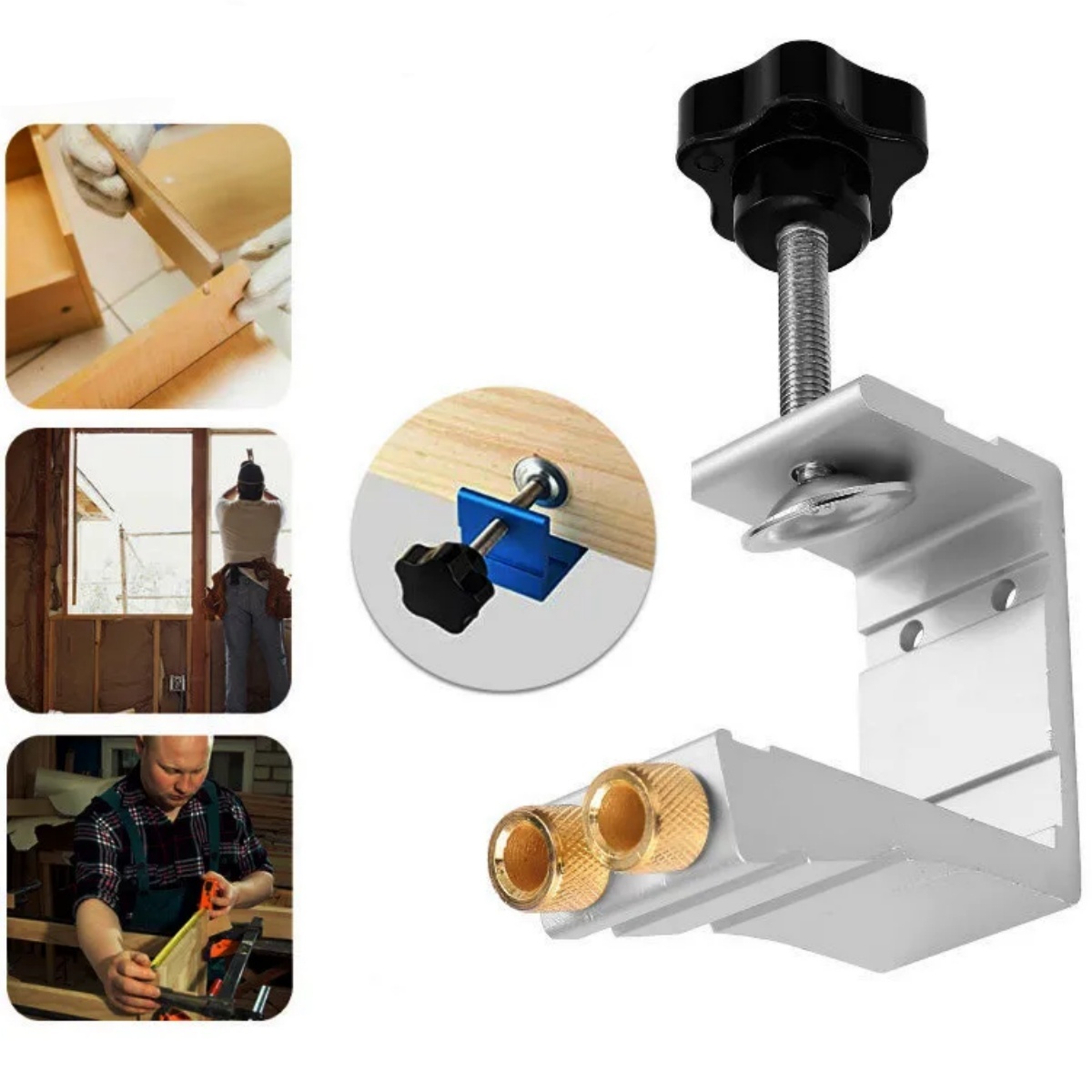 Zestaw szablonów do otworów ki – Woodworking Jig recenzja i cena