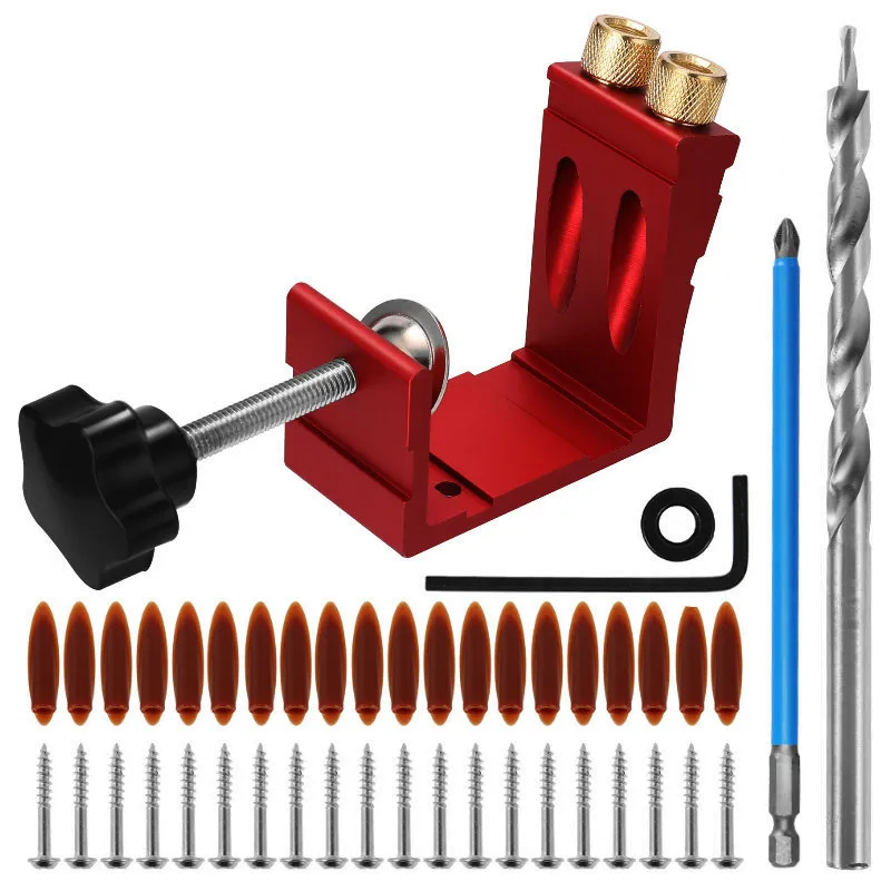Zestaw szablonów do otworów ki – Woodworking Jig recenzja i cena