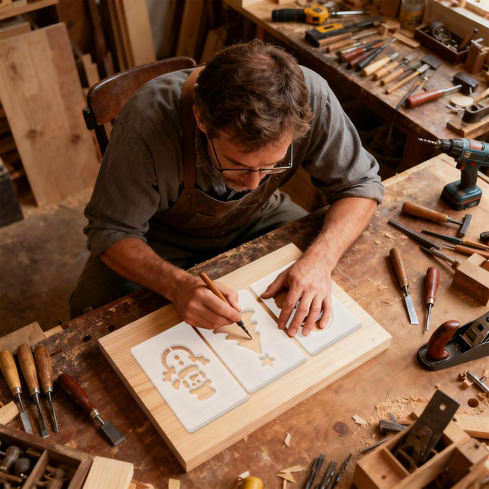 Szablony świąteczne do drewna, – Woodworking Women recenzja i cena