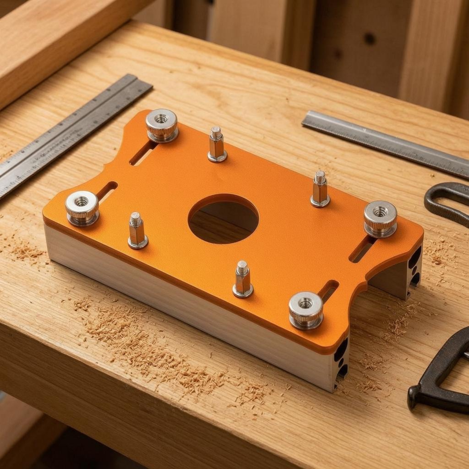 Szablon do frezowania rowków,  – Woodworking Jig recenzja i cena