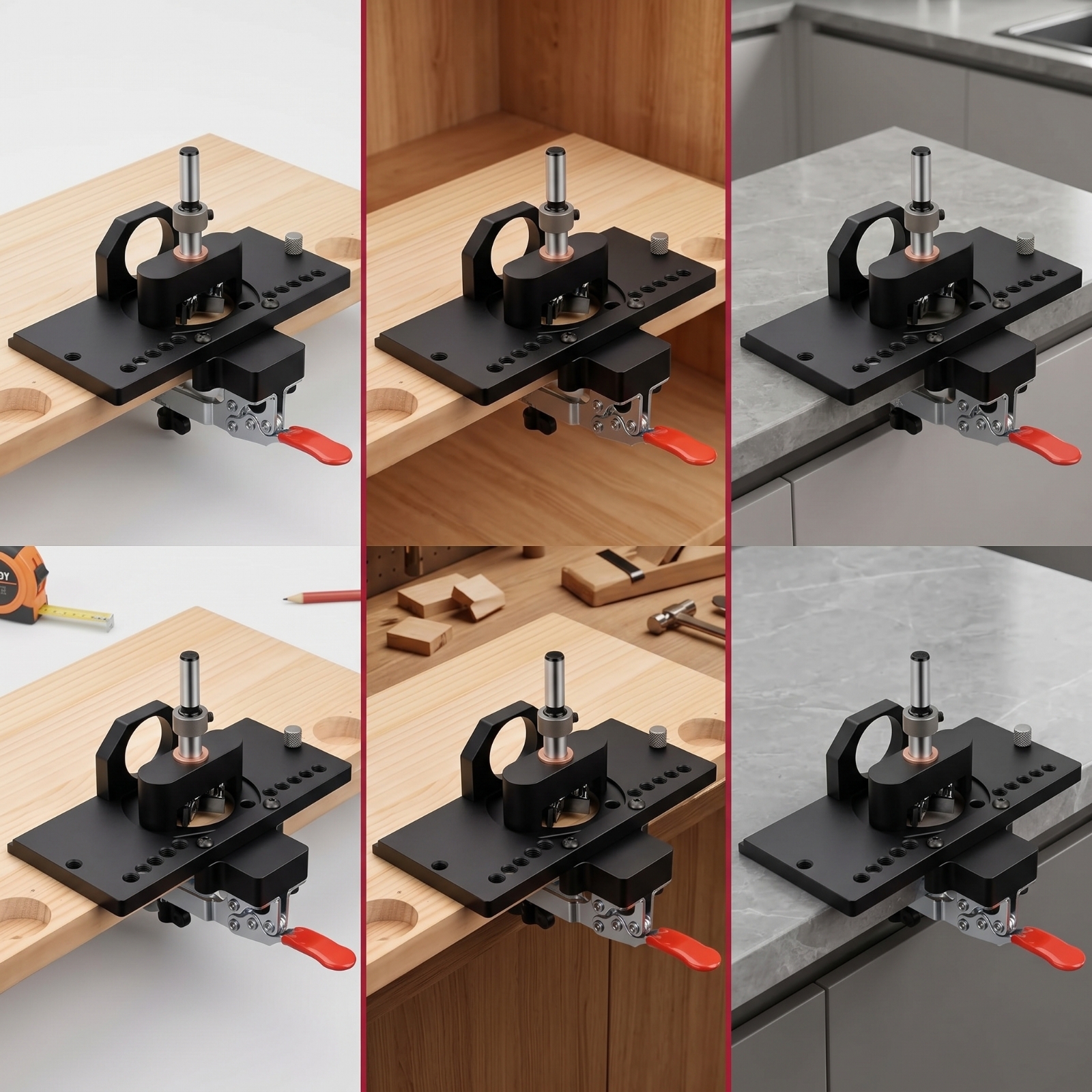 Szablon do zawiasów 35 mm, pre – Woodworking Jig recenzja i cena
