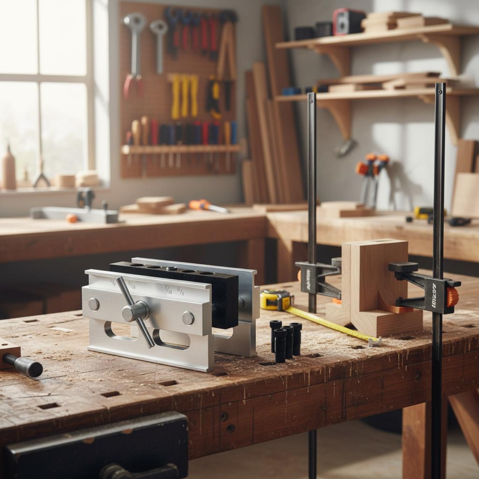 Samocentrujący szablon wiertar – Woodworking Jig recenzja i cena