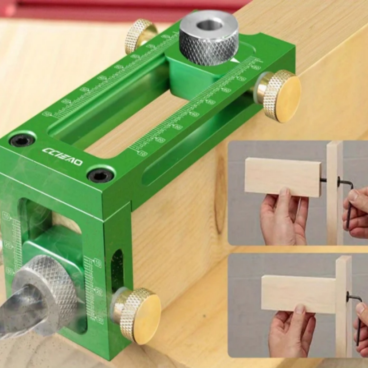 Szablon do wkrętów 2w1 Regulow – Woodworking Jig recenzja i cena