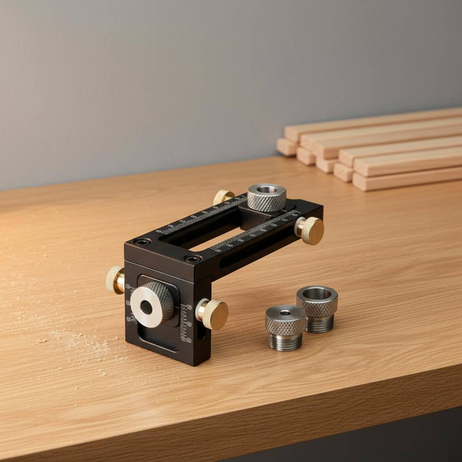 Regulowany przyrząd do wiercen – Woodworking Jig recenzja i cena