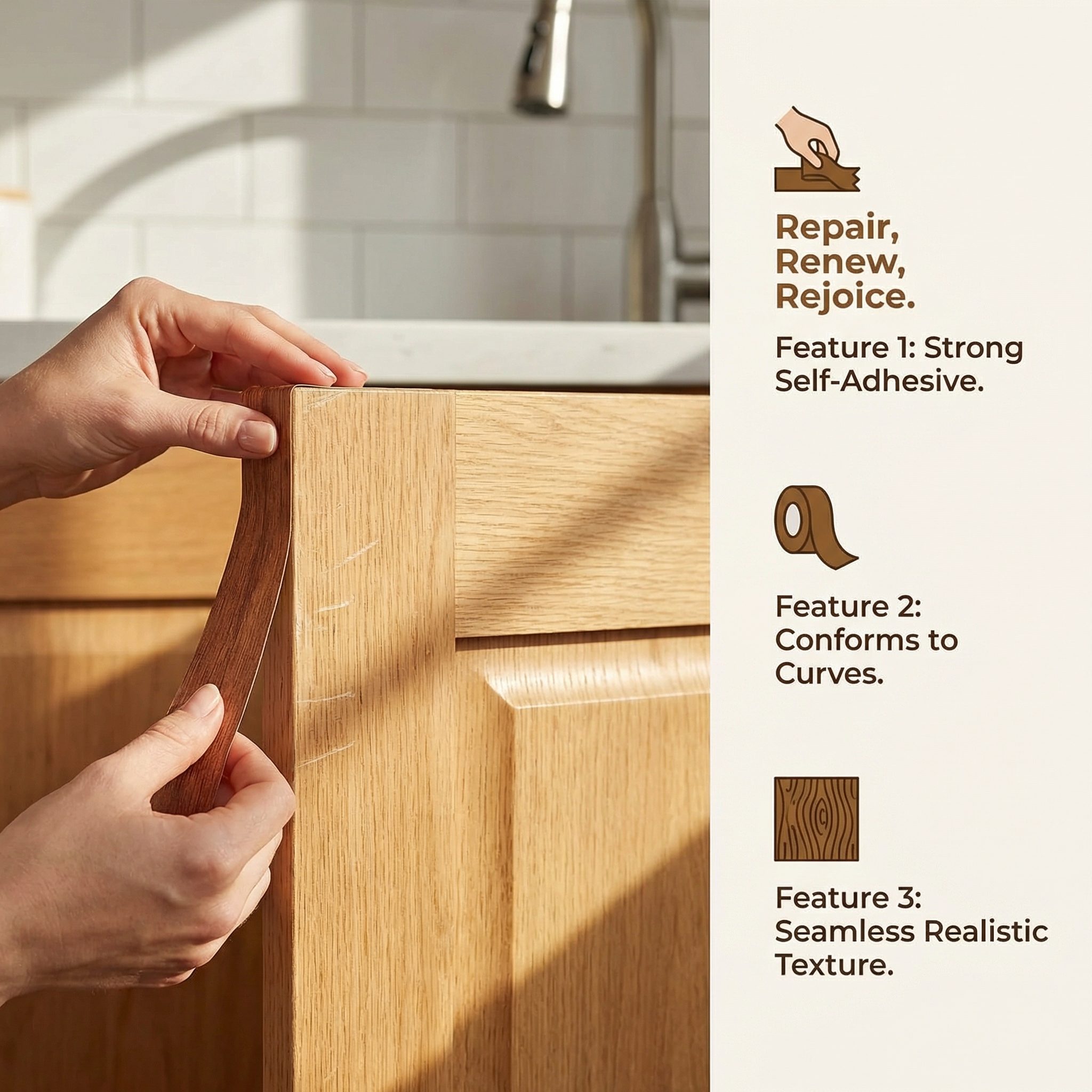 Taśma naprawcza samoprzylepna  – Xfasten Woodworking Tape recenzja i cena