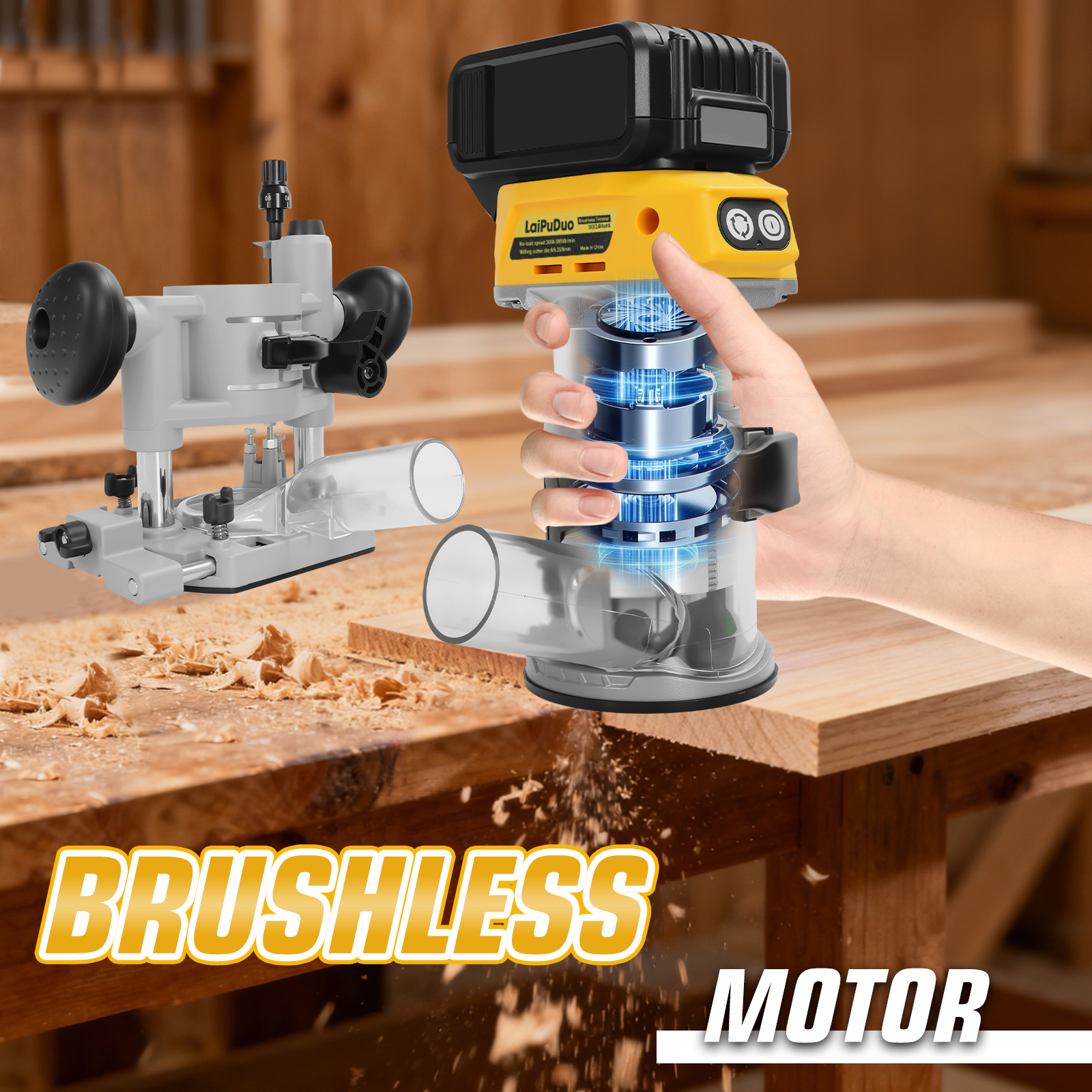 Frezarka do drewna bezszczotko – Woodworking Usa recenzja i cena